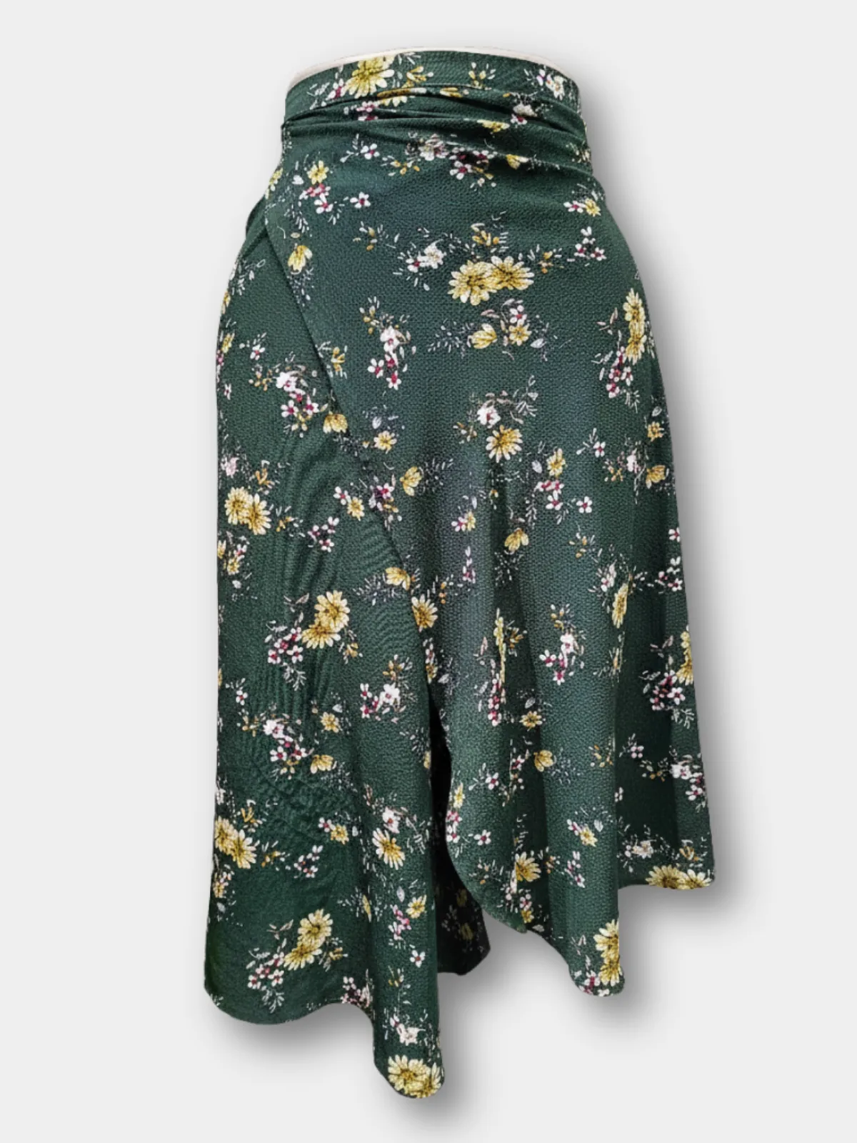 Emerald Garden Wrap Skirt